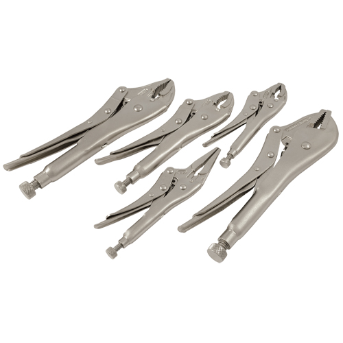 Locking Plier Set, 5 Pieces OSI Industrial Sales