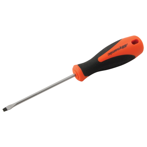 Slotted Screwdriver, 5/32" Tip, Round, 8" L, Cushion Grip Handle OSI Industrial Sales