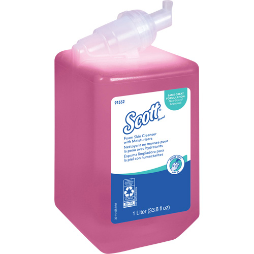 Nettoyant pour la peau avec agents hydratants Scott Pro, Mousse, 1 L, Parfum&eacute; OSI Industrial Sales