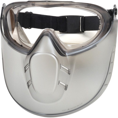 Lunettes de s&eacute;curit&eacute; Capstone Shield avec &eacute;cran facial amovible, Lentille Transparent, Antibu&eacute;e, Ventilation Directe/Ferm&eacute; OSI Industrial Sales