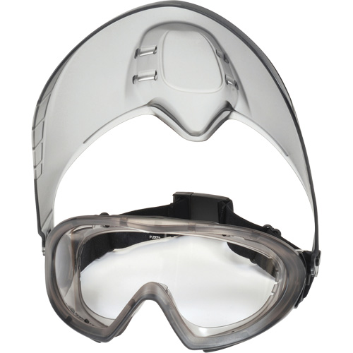 Lunettes de s&eacute;curit&eacute; Capstone Shield avec &eacute;cran facial amovible, Lentille Transparent, Antibu&eacute;e, Ventilation Directe/Ferm&eacute; OSI Industrial Sales