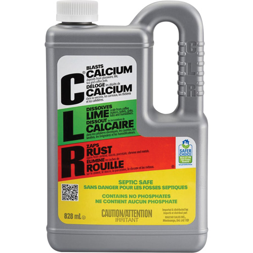 CLR&reg; Calcium, Lime & Rust Remover, 828 ml, Bottle OSI Industrial Sales