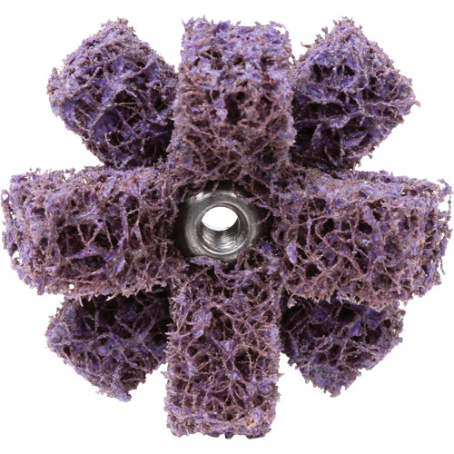 Scotch-Brite Cross Buff, BF-XB, 1-1/2" Dia., Medium Grit, Aluminum Oxide OSI Industrial Sales