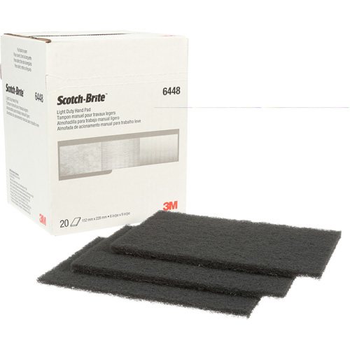 Tampon manuel pour travaux g&eacute;n&eacute;raux Scotch-Brite, Carbure de silicium, 6" x 9", Grain Ultra fin OSI Industrial Sales