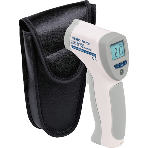 Food Service Infrared Thermometer, -4°- 392° F ( -20° - 200° C )/-58°- 4° F ( -50° - -20° C ), 8:1, Fixed Emmissivity OSI Industrial Sales
