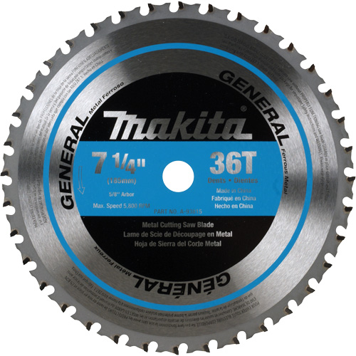 Lame de scie &agrave; pointes au CERMET, 7-1/4", 36 dents, Pour M&eacute;tal OSI Industrial Sales