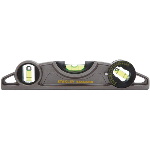 Niveau torpille moul&eacute; Fatmax, 9" lo, Aluminium, 3 fioles, Magn&eacute;tique OSI Industrial Sales