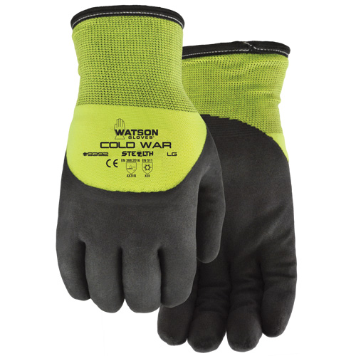 Stealth Cold War Thermal Gloves, Large, Foam Nitrile Coating OSI Industrial Sales