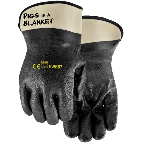 Pigs in a Blanket Coated Gloves, One Size, PVC/Nitrile Coating OSI Industrial Sales