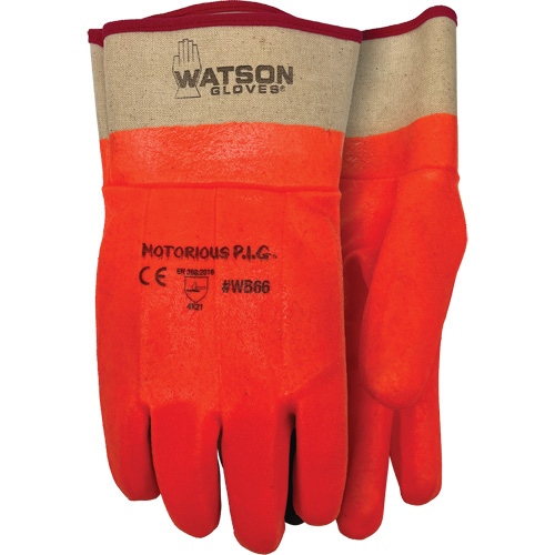 Notorious P.I.G. Gloves, One Size, Nitrile/PVC Coating, Jersey Shell OSI Industrial Sales