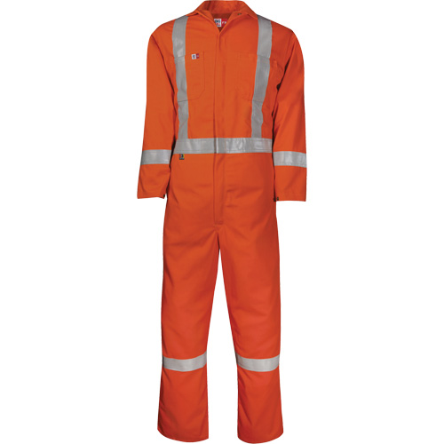 Westex UltraSoft&reg; Unlined Contractor Coveralls, Size 2X-Large (Tall), Orange, 8.7 cal/cm² OSI Industrial Sales