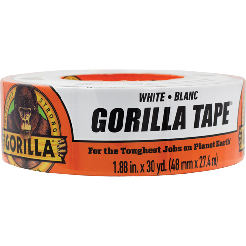 Duct Tape, 17 mils, White, 48 mm (2") x 27.43 m (90') OSI Industrial Sales