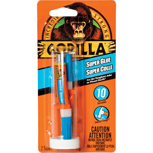Super Glue, 2 x 3 g, Tube, Clear OSI Industrial Sales