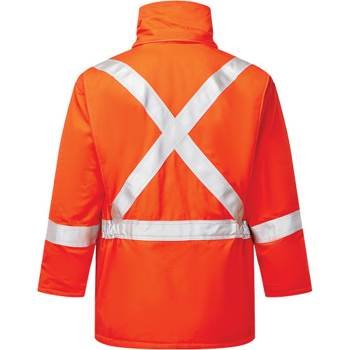 Parka isol&eacute; haute visibilit&eacute; 9 oz UltraSoft, Orange, T-Grand OSI Industrial Sales