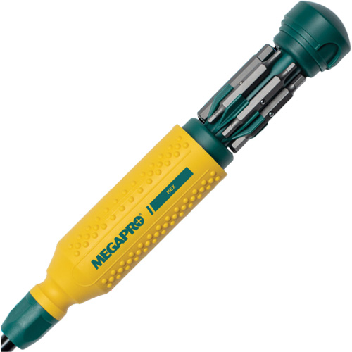 Original Hex 15-in-1 Multi-Bit Screwdriver, 8-37/50" L, Textured Handle OSI Industrial Sales