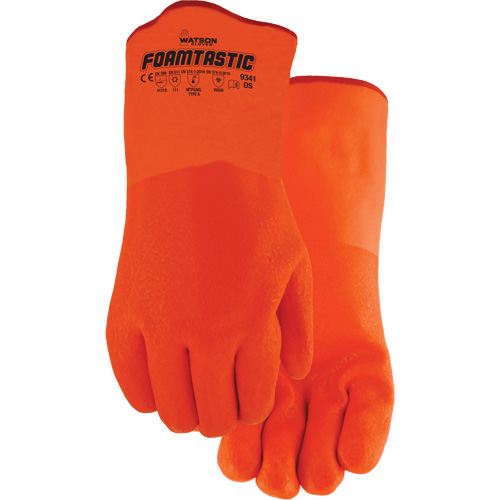 Foamtastic Gloves, One Size, PVC Coating, Foam Shell OSI Industrial Sales