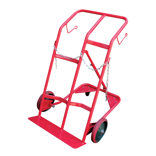 Chariot pour bouteilles, Roues Caoutchouc moul&eacute;, Base de 25-1/2"la x 7"lo, 350 lb OSI Industrial Sales