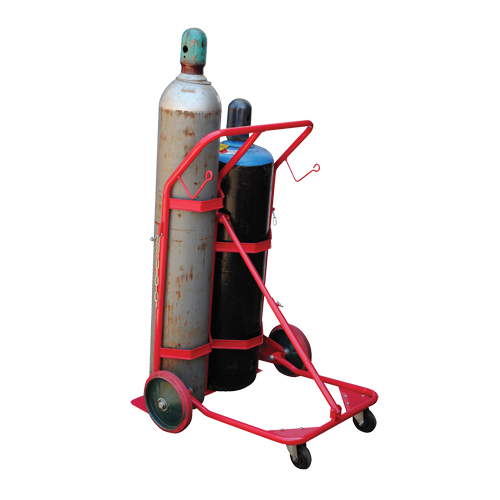 Chariot pour bouteilles, Roues Caoutchouc moul&eacute;, Base de 25-1/2"la x 7"lo, 350 lb OSI Industrial Sales