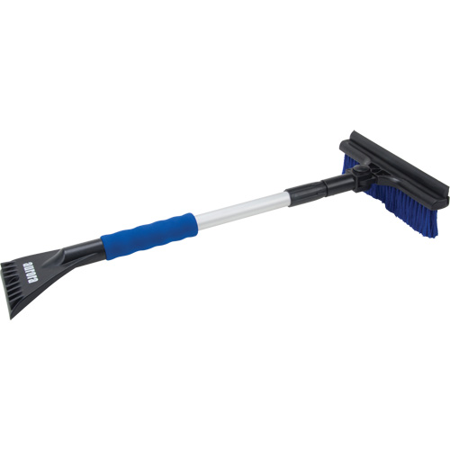 Snow Brush, Telescopic, Polypropylene Blade, 32-1/2" Long, Blue OSI Industrial Sales