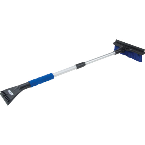 Snow Brush, Telescopic, Polypropylene Blade, 32-1/2" Long, Blue OSI Industrial Sales
