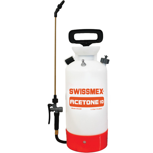 Pulv&eacute;risateur &agrave; main pour ac&eacute;tone , 1,3 gal. (5 L), Polypropyl&egrave;ne, Lance de 20" OSI Industrial Sales