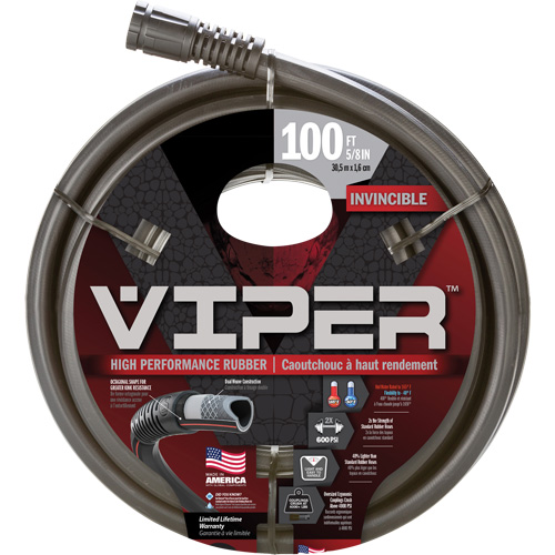 Tuyau haute performance Viper, Caoutchouc, 5/8" dia x 100' OSI Industrial Sales