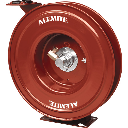 Alemite&reg; Heavy-Duty Hose Reel, Single Hose, 7" W x 19" D x 20-1/4" H OSI Industrial Sales