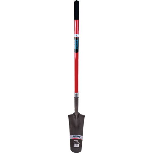 Heavy-Duty Drain Spade, Carbon Steel, 16" x 6" Blade, 45" L, Straight Handle OSI Industrial Sales