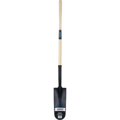 Pelle &agrave; drain, Acier durci, Lame 14" x 6", 46" lo, Manche Droit OSI Industrial Sales