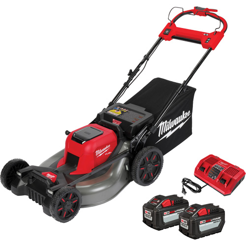 Ensemble de tondeuse sans fil autopropuls&eacute;e &agrave; double pile M18 Fuel, Pouss&eacute;e automatique, &agrave; pile, Largeur de coupe 21" OSI Industrial Sales