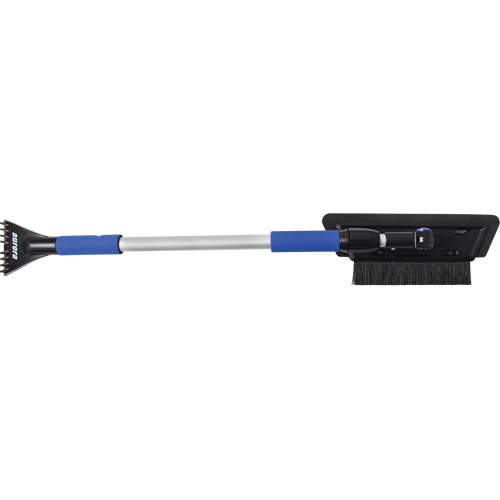 Brosse &agrave; neige, T&eacute;lescopique, lame Mousse de CAV/E, 48" Longueur, Noir/Bleu OSI Industrial Sales