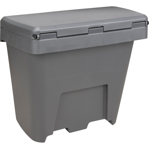 Salt & Sand Storage Bins, With Hasp, 21" x 27" x 26", 4.24 cu. ft., Grey OSI Industrial Sales