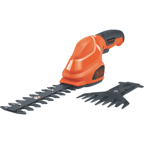 Cisailles de jardin/cisailles &agrave; haie 2-en-1, &agrave; pile, 3,6 V, Largeur de la coupe 4"/6" OSI Industrial Sales
