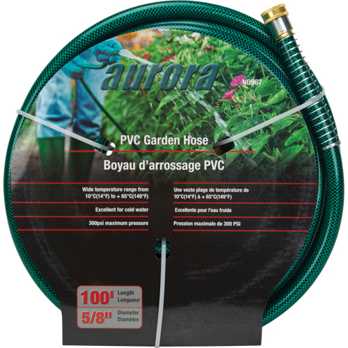 Tuyau de jardin, PVC, 5/8" dia x 100' OSI Industrial Sales