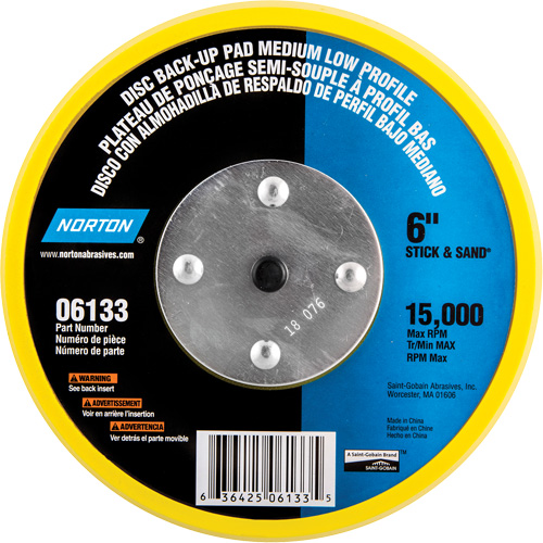 Back Up Pads For PSA & Hook And Loop Paper Discs OSI Industrial Sales