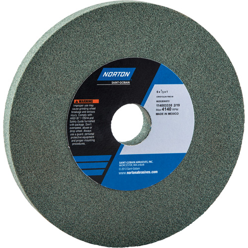 Bench Grinding Wheels - Gemini, 6" x 1/2", 1" Arbor OSI Industrial Sales
