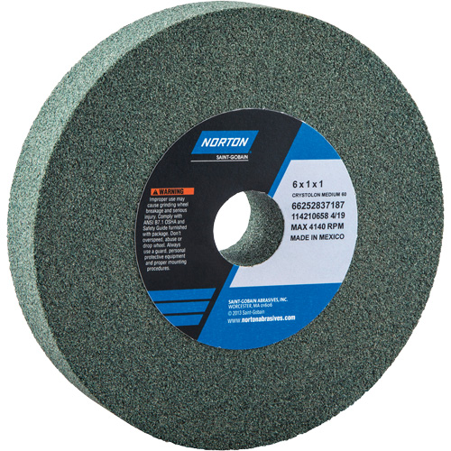 Bench Grinding Wheels - Gemini, 6" x 3/4", 1" Arbor OSI Industrial Sales