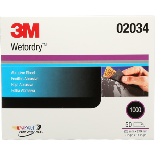 Imperiale Abrasive Sheet, 9" x 11", 1000 Grit, Silicon Carbide OSI Industrial Sales