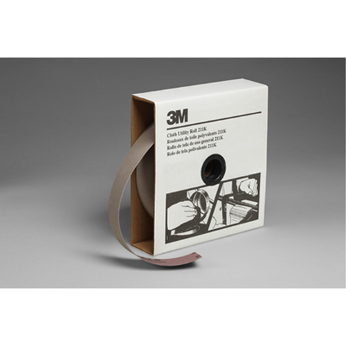 Utility Roll 211K, Aluminum Oxide, 1-1/2" W x 150' L, 220 Grit OSI Industrial Sales