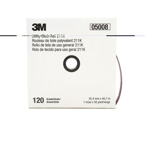 Utility Roll 211K, Aluminum Oxide, 1" W x 150' L, 120 Grit OSI Industrial Sales
