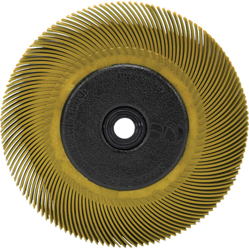 Scotch-Brite Radial Bristle Brush, Ceramic, 80 Grit, 6" Dia. OSI Industrial Sales