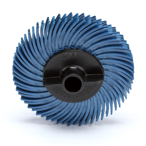 Scotch-Brite Radial Bristle Disc, Aluminum Oxide, 400 Grit, 2" Dia. OSI Industrial Sales