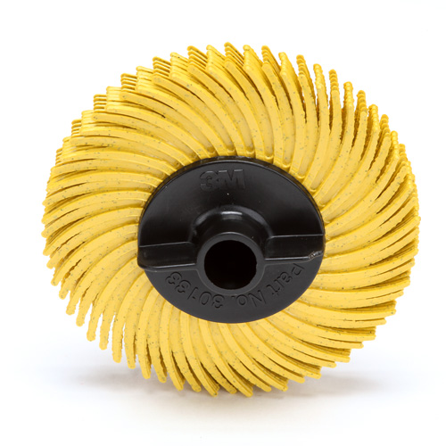 Scotch-Brite Radial Bristle Disc, Aluminum Oxide, 80 Grit, 2" Dia. OSI Industrial Sales
