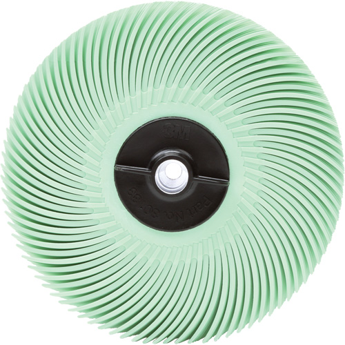 Scotch-Brite Radial Bristle Disc, Aluminum Oxide, 1 Micron Grit, 3" Dia. OSI Industrial Sales