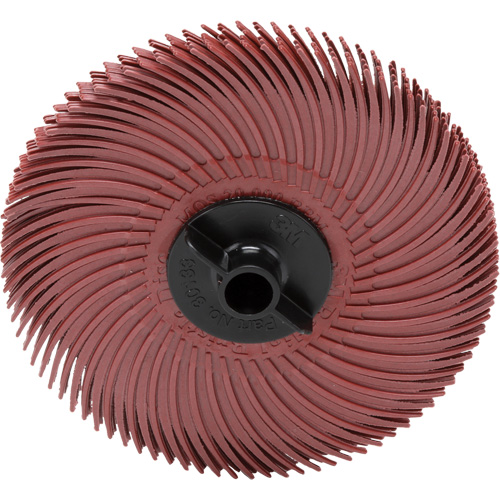 Scotch-Brite Radial Bristle Disc, Aluminum Oxide, 220 Grit, 3" Dia. OSI Industrial Sales