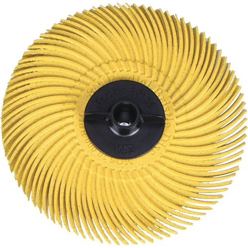 Scotch-Brite Radial Bristle Disc, Aluminum Oxide, 80 Grit, 3" Dia. OSI Industrial Sales
