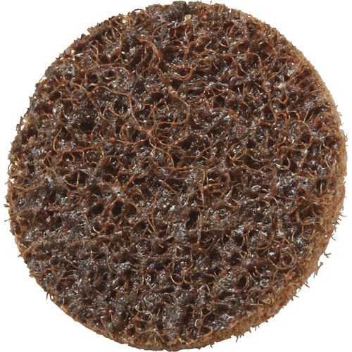 Disque de conditionnement de surface Roloc Scotch-Brite, 1-1/2" dia., Grain Cors&eacute;, Oxyde d'aluminium OSI Industrial Sales