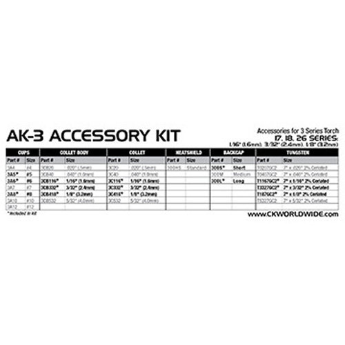 TIG Torch Parts Kits OSI Industrial Sales