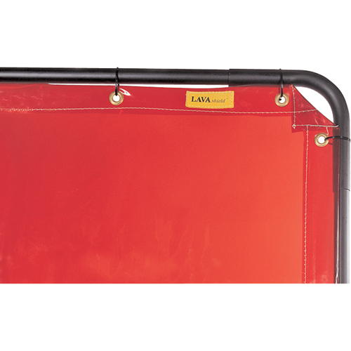 &eacute;cran et cadre pour soudage, Orange, 6' x 6' OSI Industrial Sales