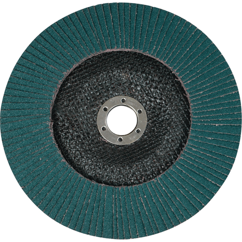 Flap Wheels - 577F Flap Discs, 4-1/2" x 7/8", Type 29, 36 Grit, Zirconium OSI Industrial Sales
